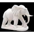 Outdoor decoration stone carvings and sculptures marble elephant life size animals